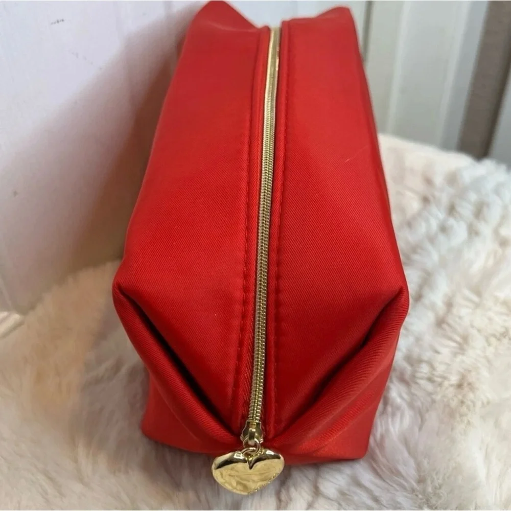 Coach Scarlet Cosmetic Pouch with Gold Accents